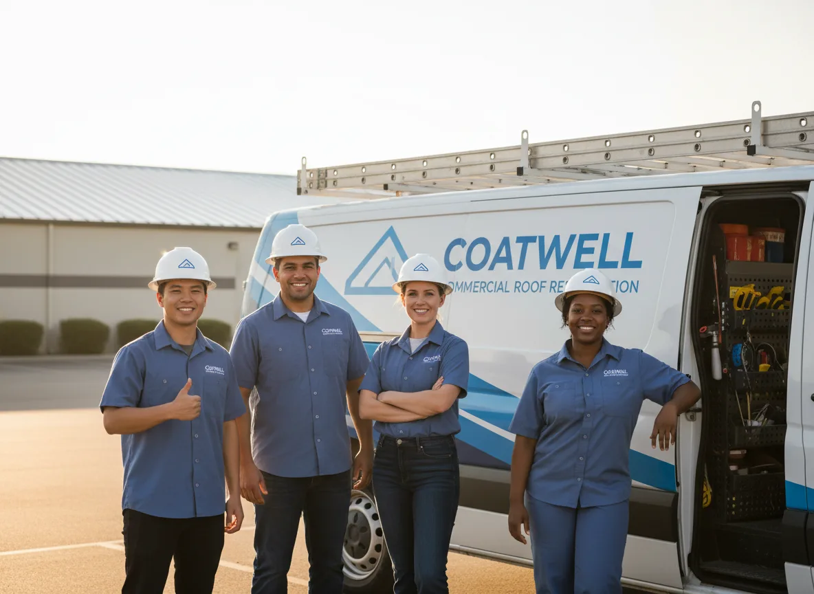 Commercial roof coating company in Fairfield, ME